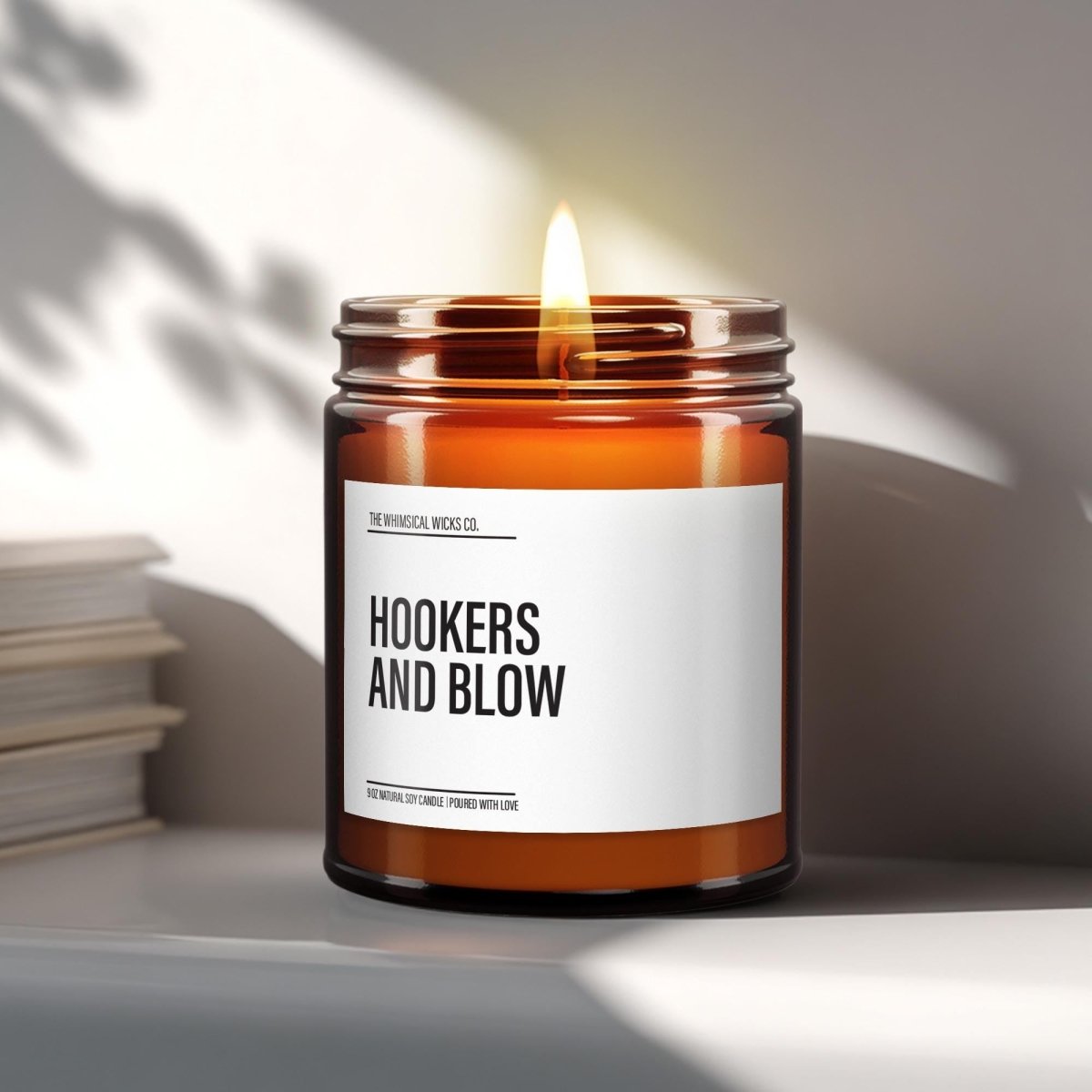 Hookers and Blow Candle | Adult Humor Gift - The Whimsical Wicks Co