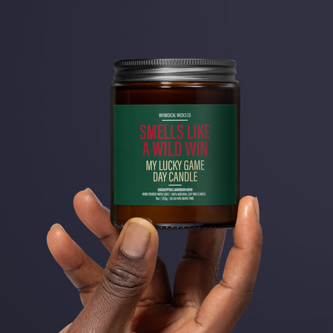 Minnesota Wild candle, hockey game day scent, natural soy wax candle, sports fan gift, Wild victory aroma, eco-friendly candle, handmade sports candle, NHL game fragrance, hockey team spirit, Minnesota Wild fan, ice hockey scented candle