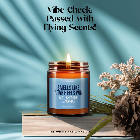 Smells Like A Tar Heels Win Candle, UNC Game, College Basketball Candle, Fall Candle Gift, UNC Chapel Hill Candle, Game Day Decor,Fall Style