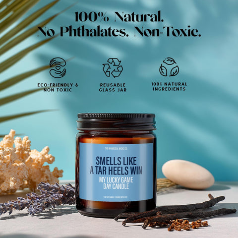 Smells Like A Tar Heels Win Candle, UNC Game, College Basketball Candle, Fall Candle Gift, UNC Chapel Hill Candle, Game Day Decor,Fall Style