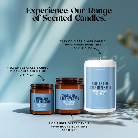 Smells Like A Tar Heels Win Candle, UNC Game, College Basketball Candle, Fall Candle Gift, UNC Chapel Hill Candle, Game Day Decor,Fall Style