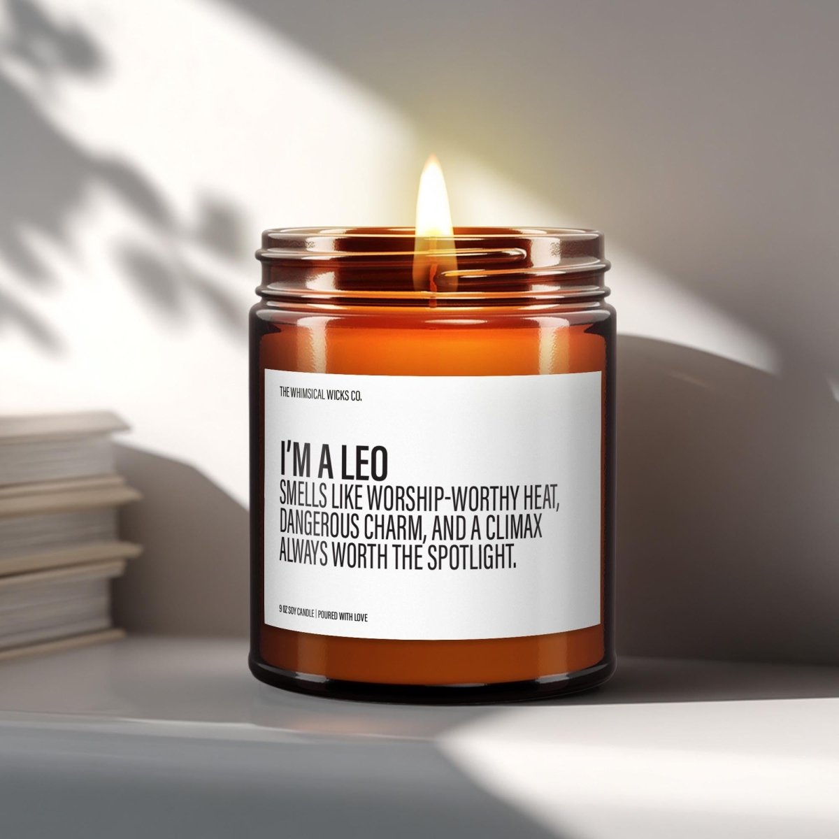 I'm a Leo Candle | Zodiac Gift - The Whimsical Wicks Co