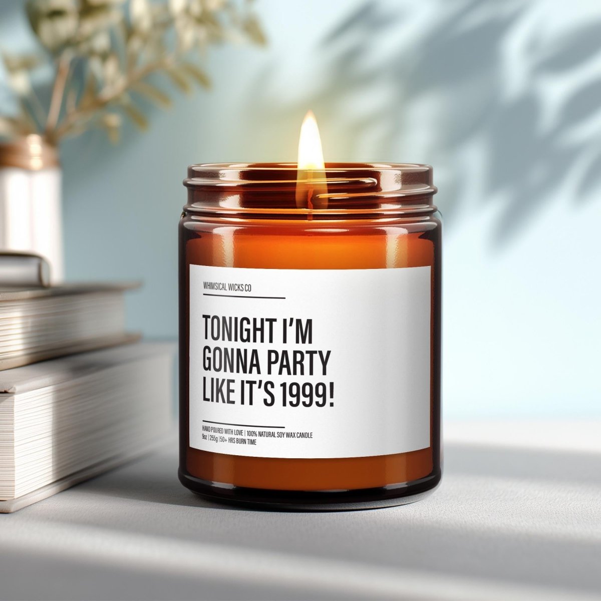 Party Like It's 1999 Candle | Retro Party Scent | Celebration Aroma | Y2K Nostalgia | Fun Party Gift | Millennial Decor | Throwback Candle - The Whimsical Wicks Co