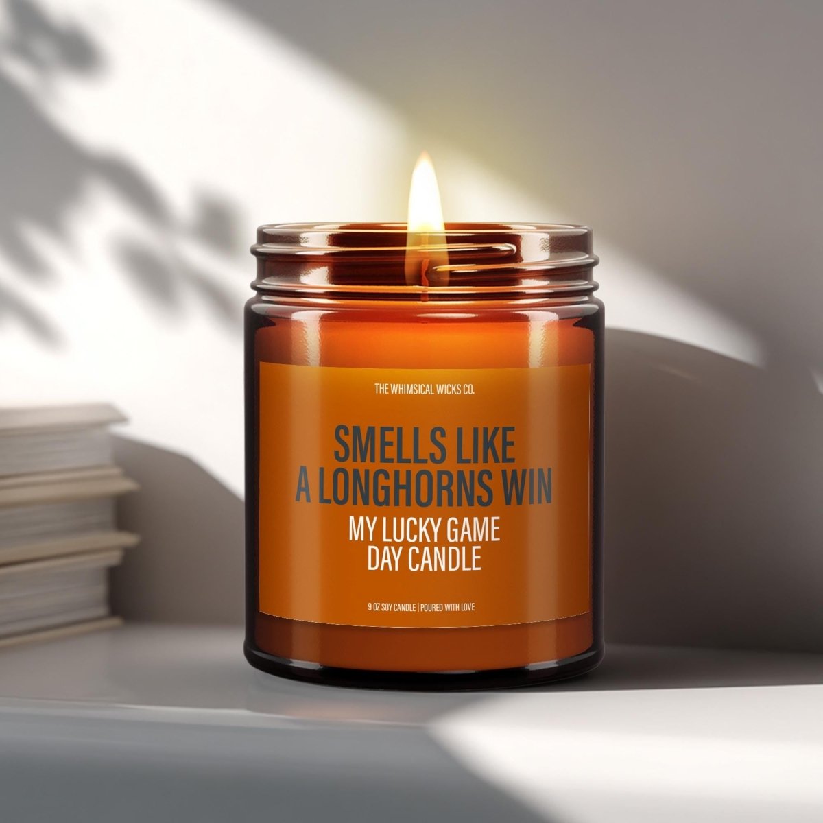 Smells Like A Longhorns Win | Soy Candle - The Whimsical Wicks Co