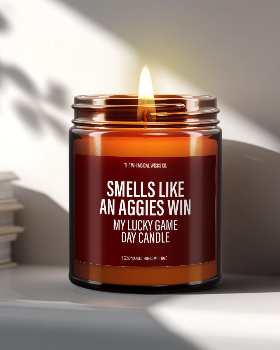 Smells Like An Aggie Win | Texas A&M Candle - The Whimsical Wicks Co