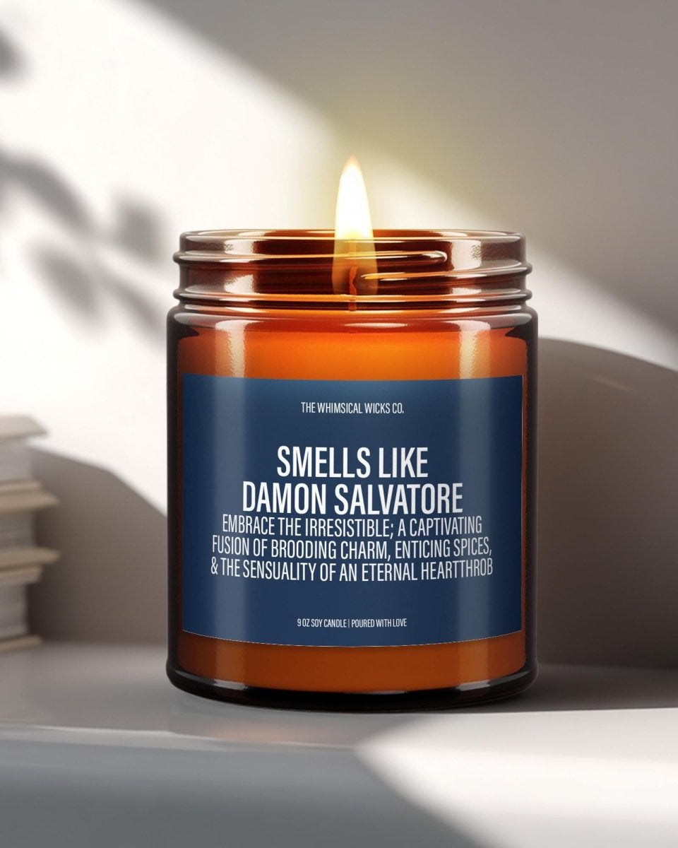 Smells Like Damon Salvatore | Vampire Diaries Candle - The Whimsical Wicks Co