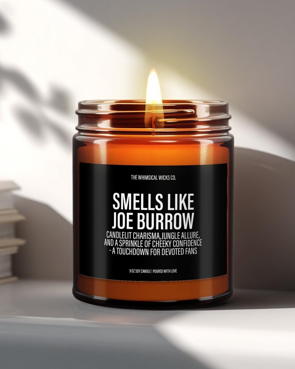 Smells Like Joe Burrow | Soy Candle - The Whimsical Wicks Co