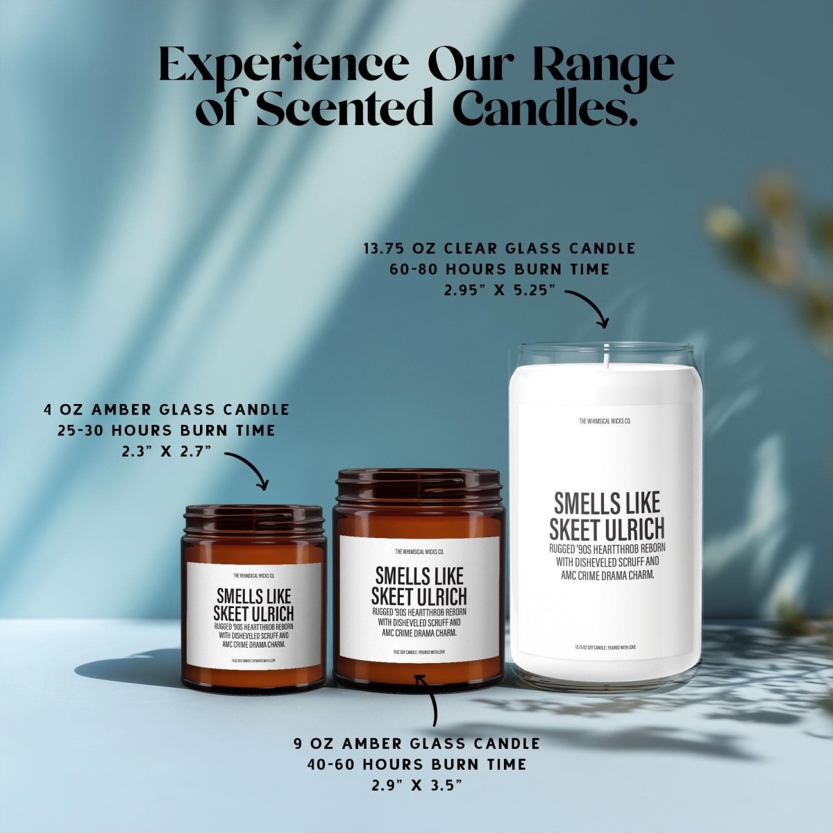 Smells Like Skeet Ulrich | '90s Heartthrob Candle - The Whimsical Wicks Co