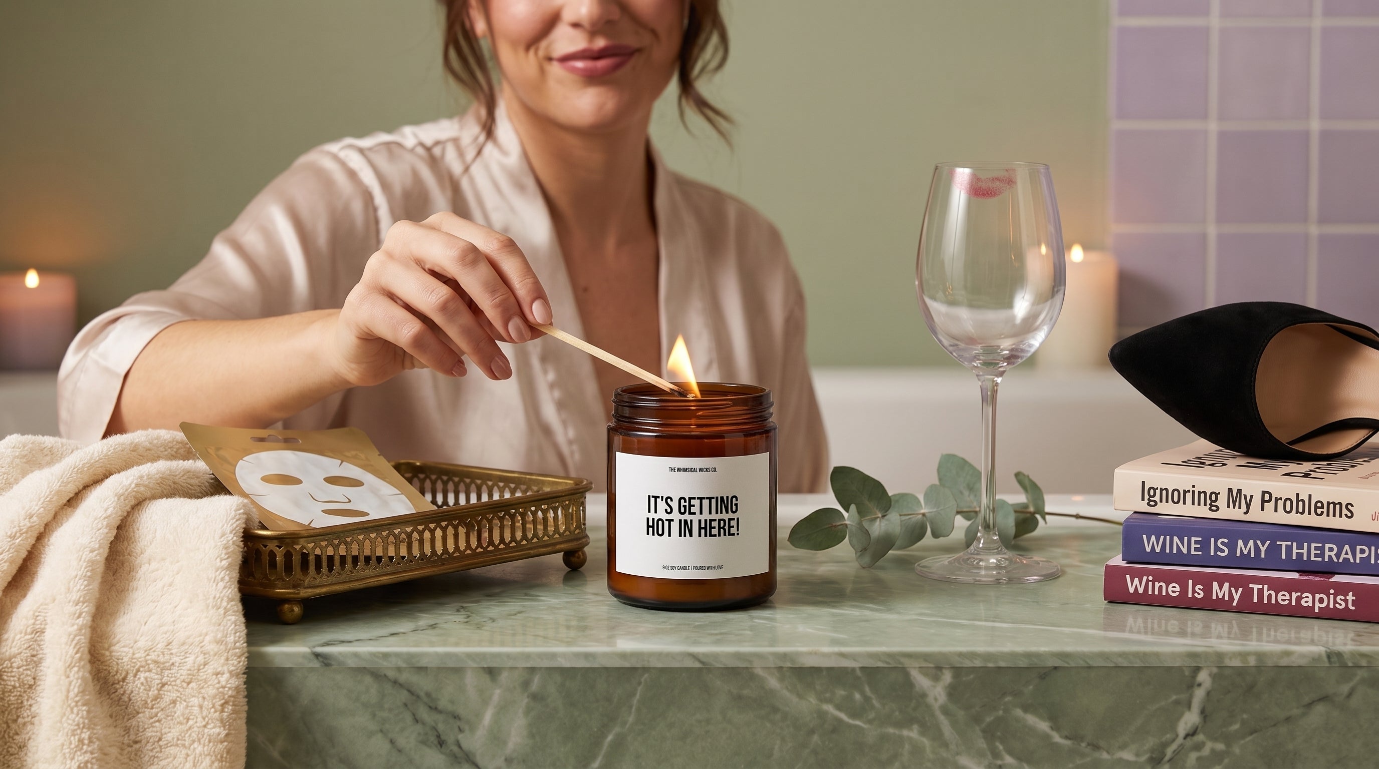 The Self Care Candle Ritual for People Who Think Self-Care Is Too Much Work - The Whimsical Wicks Co