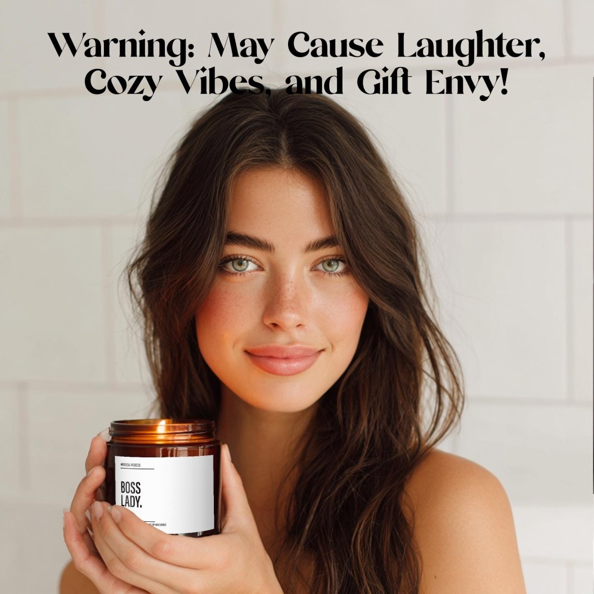 Boss Lady Candle | Feminist Home Fragrance - The Whimsical Wicks Co