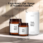 Fuck, You're Forty Candle | 40th Birthday Gift - The Whimsical Wicks Co