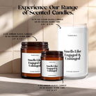 Funny Bachelorette Party Candle Gift | Smells Like Engaged and Unhinged - The Whimsical Wicks Co
