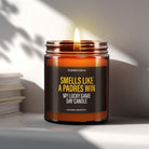 Funny Baseball Candle Gift for Sports Fan | Smells Like a Padres Win - The Whimsical Wicks Co