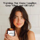 Funny Cancer Zodiac Candle Gift | Soft but Will Destroy You - The Whimsical Wicks Co