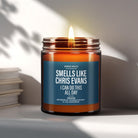 Funny Celebrity Candle Gift | Smells Like Chris Evans - The Whimsical Wicks Co