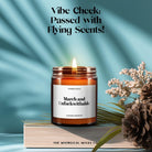 Funny March Birthday Candle Gift | March and Unfuckwithable - The Whimsical Wicks Co