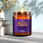 Funny NBA Basketball Candle Gift | Smells Like a Lakers Win - The Whimsical Wicks Co