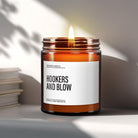 Hookers and Blow Candle | Adult Humor Gift - The Whimsical Wicks Co