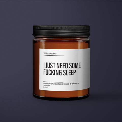 Funny Gift For Her | New Mum Gift | Funny Candle | Soy Wax Candle | Need Some Sleep
