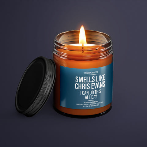 Soy Wax Candle, Luke Evans Scent, Celebrity Candle, I Can Do This, All Day Candle, Movie Quote, Eco Friendly Wax, Fandom Inspired, Actor Gift, Unique Home Fragrance, Fan Gift Idea, Pop Culture Decor, Witty Celebrity Quote