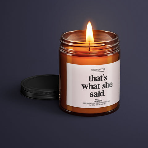 Funny Quote Candle, Natural Soy Wax Candle, Handmade Candle, Scented Candle, Pop Culture Gift, The Office TV Show, Conversation Starter, Unique Home Decor, TV Show Quote, Comedy Candle, Office Humor, TV Fan Gift, Eco-Friendly Candle