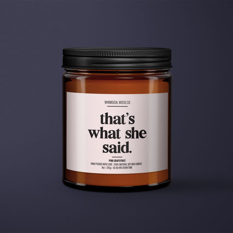 Funny Quote Candle, Natural Soy Wax Candle, Handmade Candle, Scented Candle, Pop Culture Gift, The Office TV Show, Conversation Starter, Unique Home Decor, TV Show Quote, Comedy Candle, Office Humor, TV Fan Gift, Eco-Friendly Candle