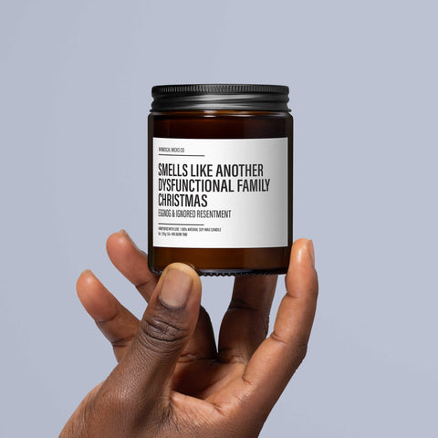 Smells Like Dysfunctional Family Christmas – Eggnog & Ignored Resentment | Funny Holiday Candle