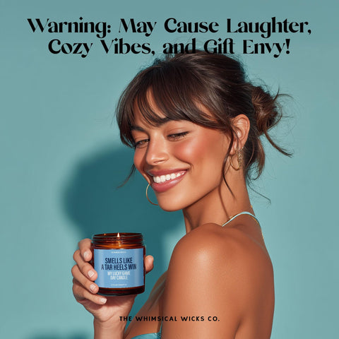 Smells Like A Tar Heels Win Candle, UNC Game, College Basketball Candle, Fall Candle Gift, UNC Chapel Hill Candle, Game Day Decor,Fall Style