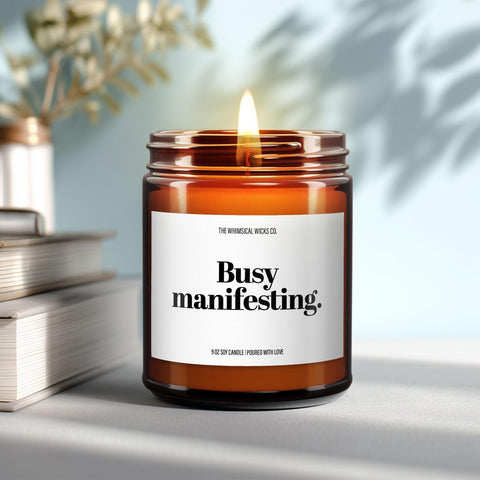 Unique Gift For Friend, Housewarming Home Fragrance, Manifestation Gift, Spiritual Candle, Sassy Home Decor, Gifts Under 30, Birthday Gift