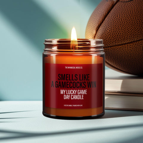 Smells Like A Gamecocks Win Candle , USC Game, College Sports Candle, South Carolina, SC Game Day Decor,Home Gifts for Him,Housewarming Gift