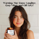 Halloween Ghost Couple Soy Candle: I Picked You, Boo