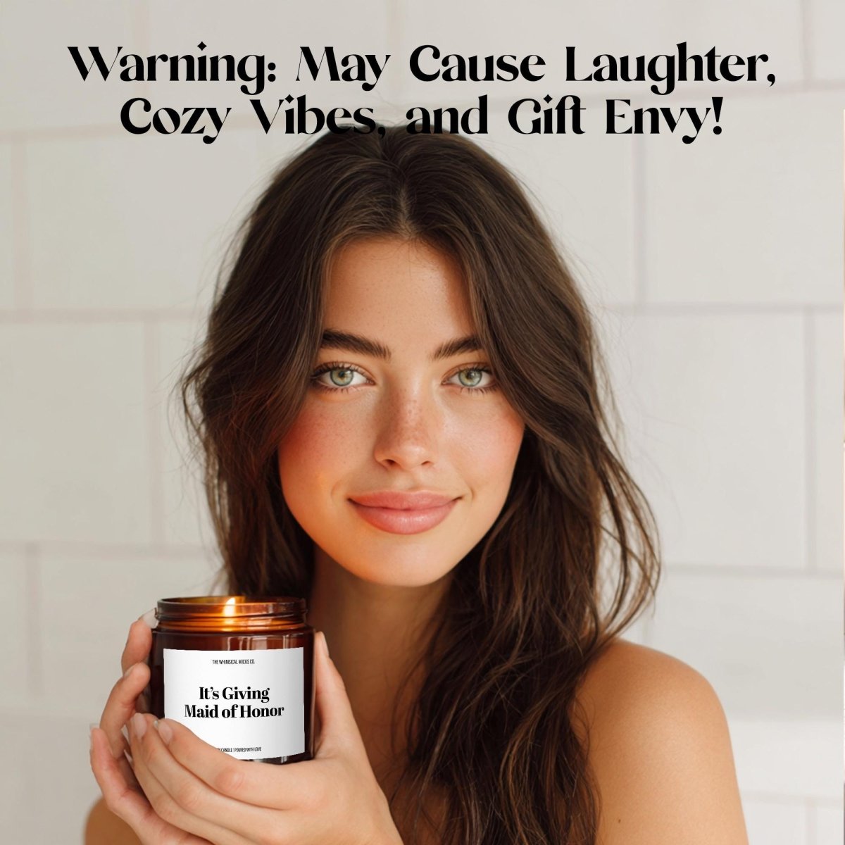 Maid Of Honor Gift | Funny Candle - The Whimsical Wicks Co