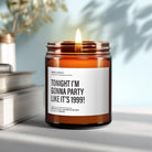 Party Like It's 1999 Candle | Retro Party Scent | Celebration Aroma | Y2K Nostalgia | Fun Party Gift | Millennial Decor | Throwback Candle - The Whimsical Wicks Co