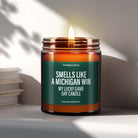 Smells Like A Michigan Win Candle | Unique Gift Idea | Sports Candle | Gift For Him | Game Day Decor | College Game Day - The Whimsical Wicks Co