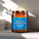 Smells Like A Panthers Win Candle | Carolina Football Candle | Game Day Gift - The Whimsical Wicks Co