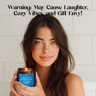 Smells Like A Panthers Win Candle | Carolina Football Candle | Game Day Gift - The Whimsical Wicks Co
