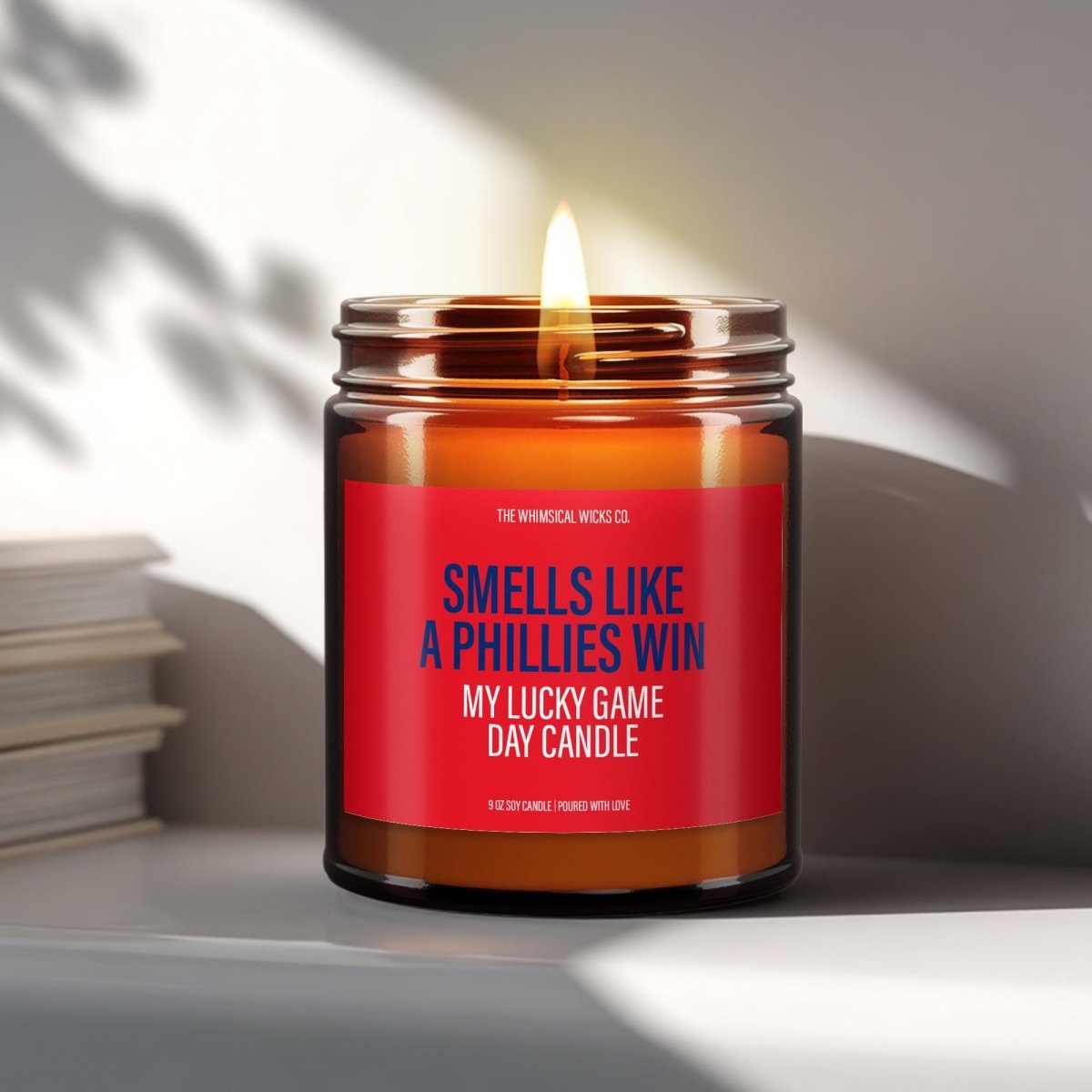 Smells Like A Phillies Win | Game Day Candle - The Whimsical Wicks Co
