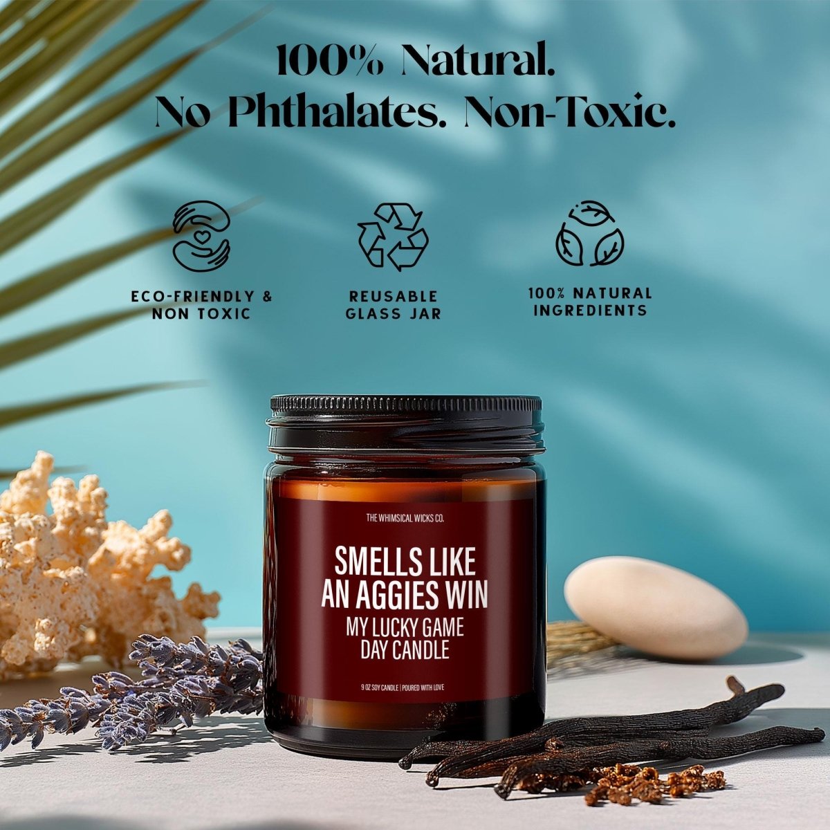 Smells Like An Aggie Win | Texas A&M Candle - The Whimsical Wicks Co