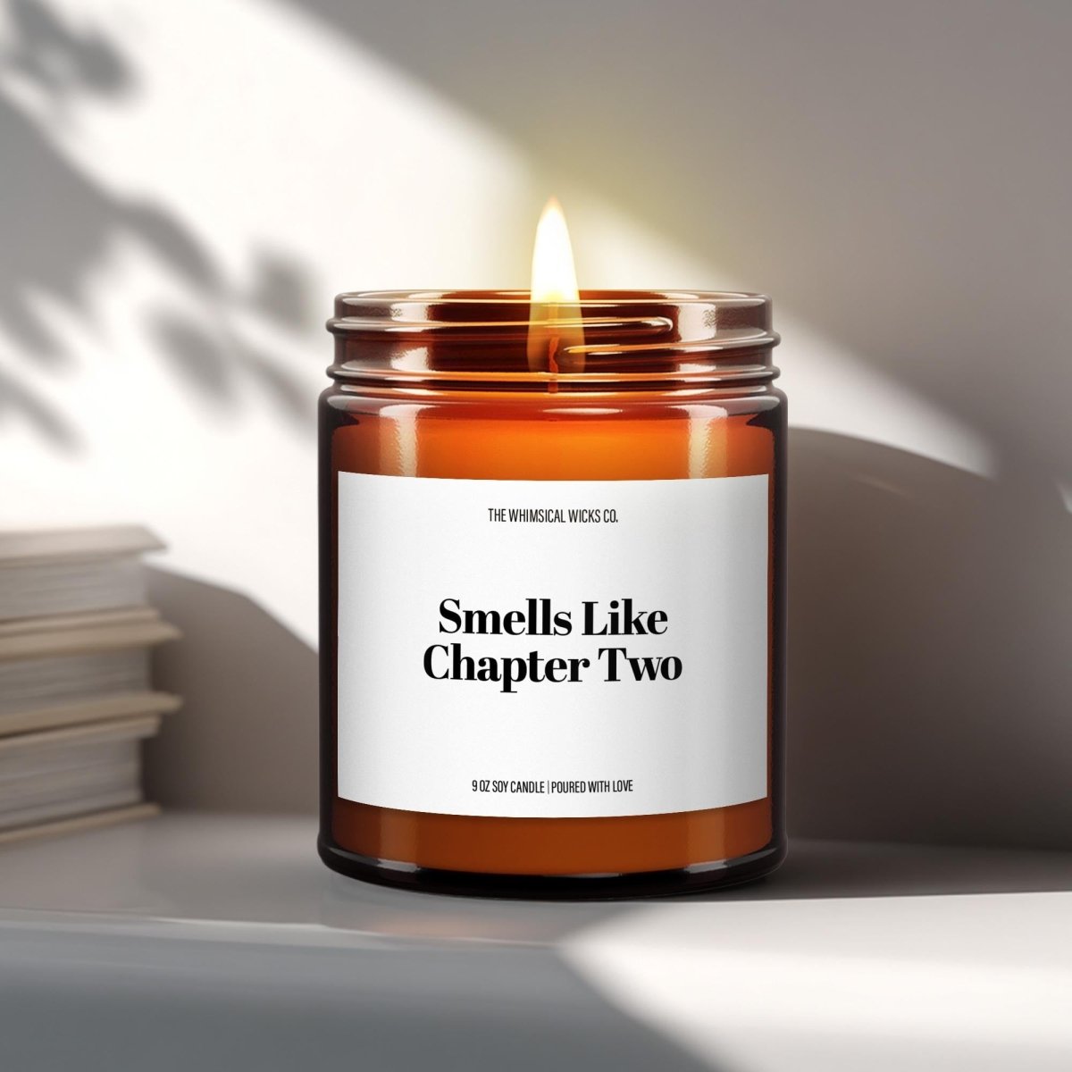 Smells Like Chapter Two Candle ~ Funny Break Up Gifts and Divorce Party Gift Ideas ~ Freshly Signed Divorce Papers ~ Friend Breakup Care - The Whimsical Wicks Co