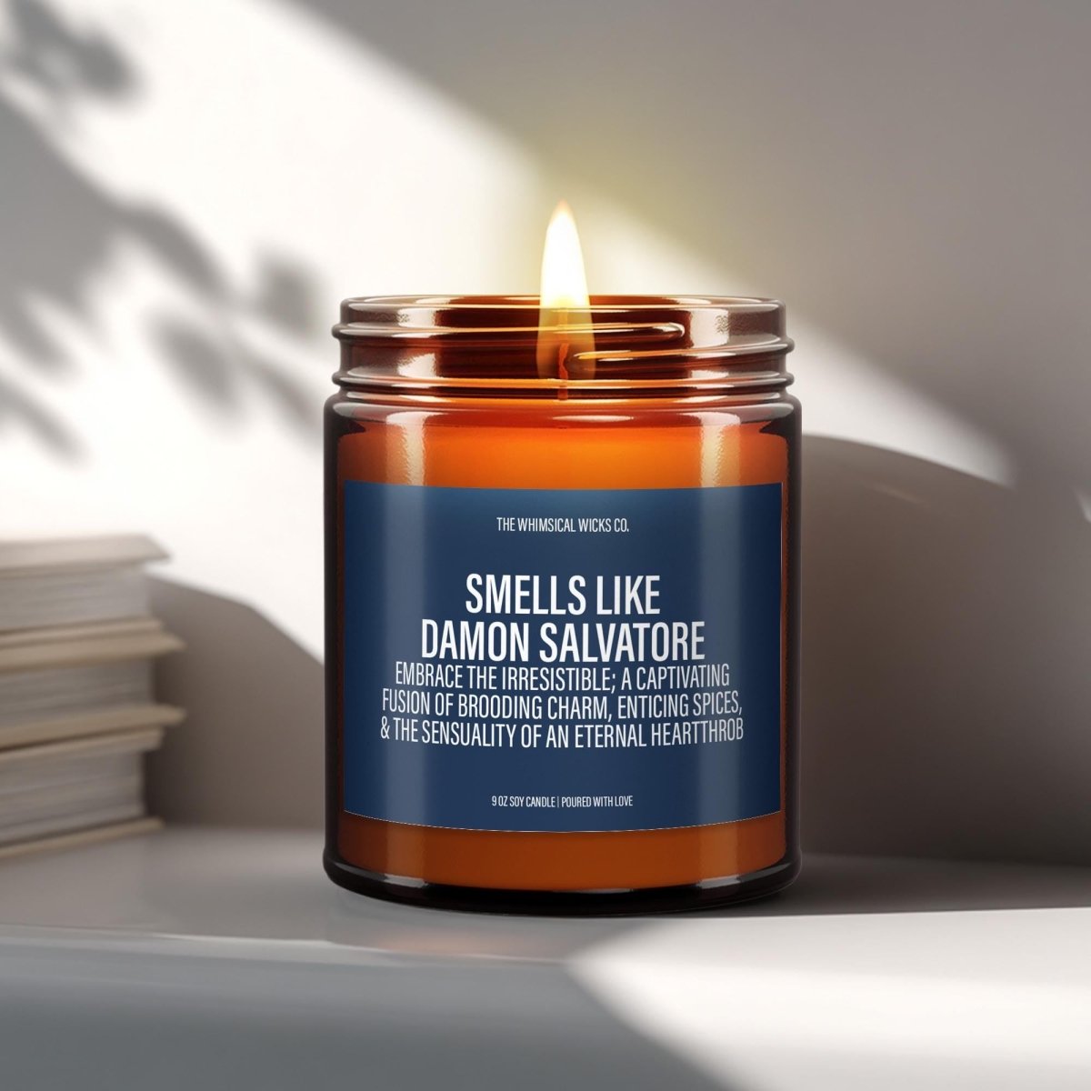 Smells Like Damon Salvatore | Vampire Diaries Candle - The Whimsical Wicks Co
