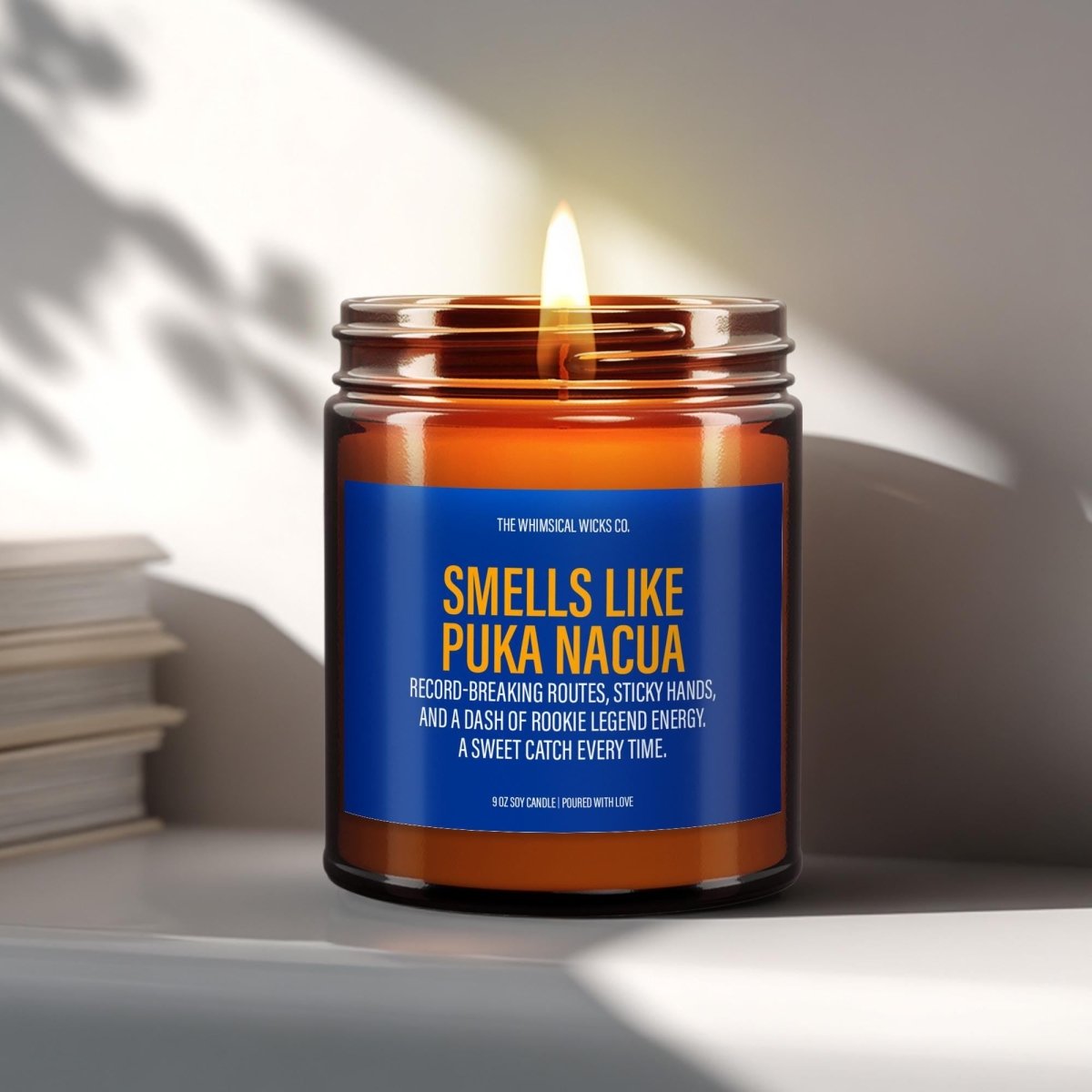 Smells Like Puka Nacua | Football Fan Candle - The Whimsical Wicks Co